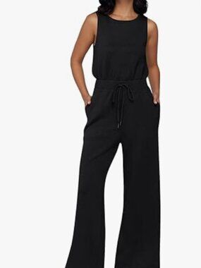 Classic Black Sleeveless Jumpsuit
